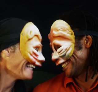 TARTAGLIA Commedia Mask