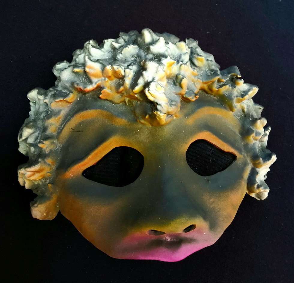 Columbine Commedia Mask