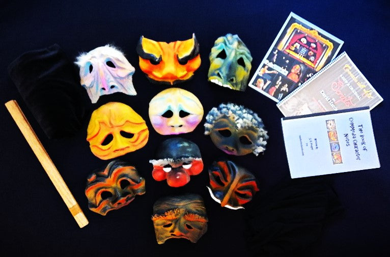 Columbine Commedia Mask