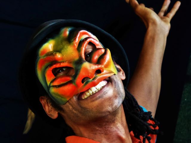 ARLECCHINO Commedia Mask