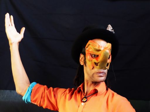 CAPITANO Commedia Mask