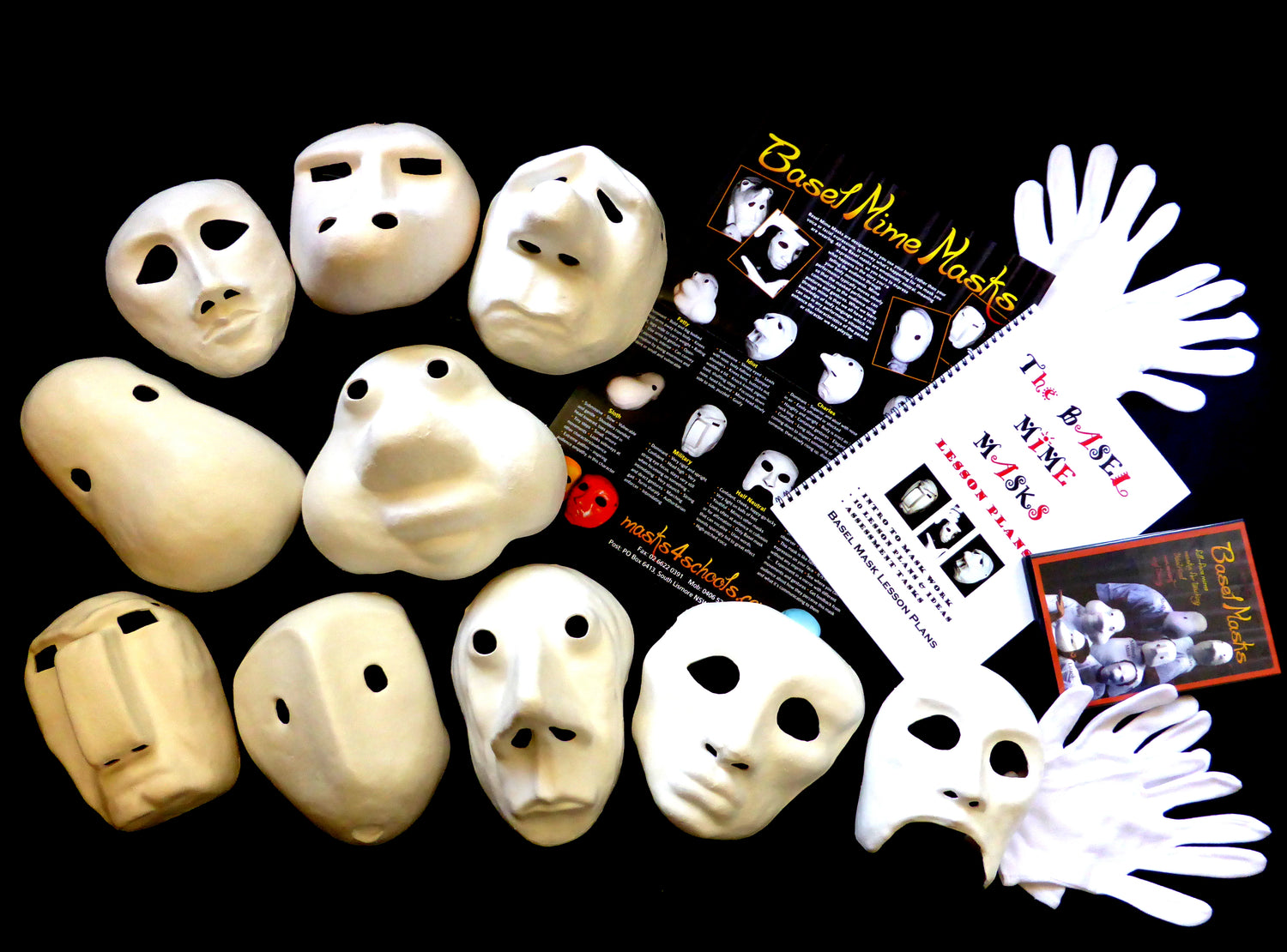 Basel Mime Masks