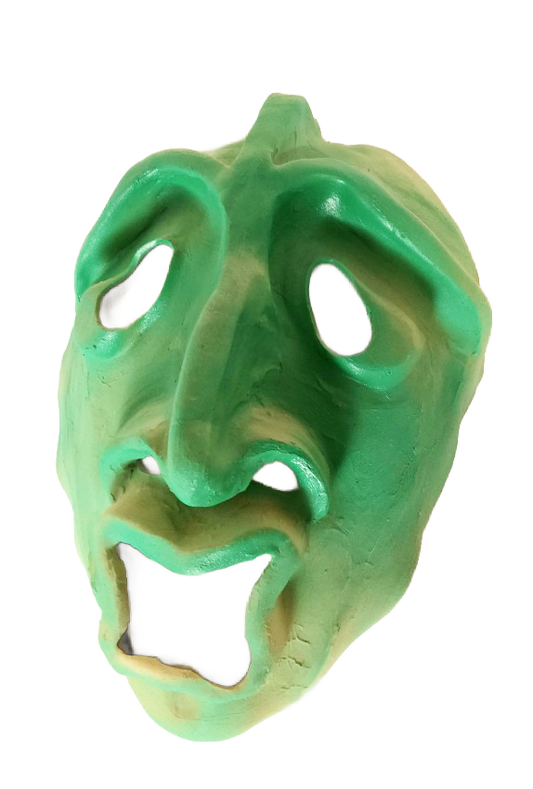 Greek Tragedy Masks - Chorus Elder - Classical Masks4Schools